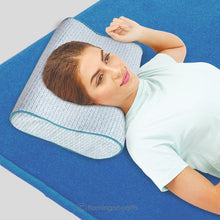 Load image into Gallery viewer, Flamingo Memory Foam Orthopedic Pillow for Neck pain - Elegance/Cool Max
