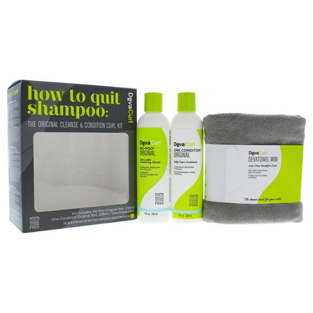 Deva curl how to quit shampoo 8oz. 236 ml/ dewa towel mini